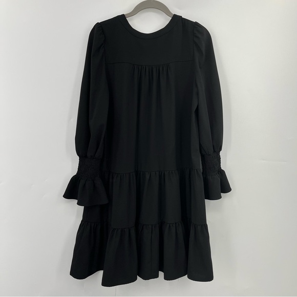 Tuckernuck S Pomander Place Kenzo Black Crepe 0455 Dress small women - Picture 9 of 11